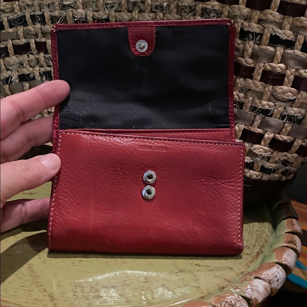 vintage fossil leather wallet - Picture 2 of 16